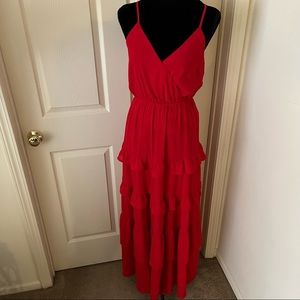 Flying Tomato Red Maxi Dress